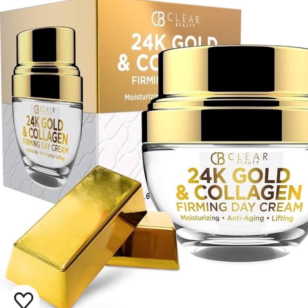 Clear Beauty 24K Gold & Collagen firming day cream SEALED NEVER OPENED
